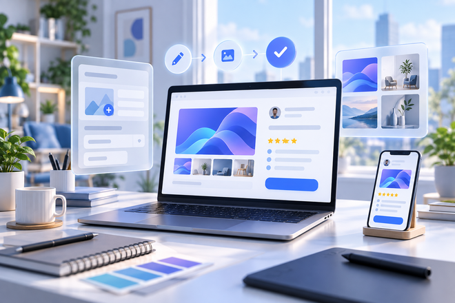 Карточка услуги исполнителя на платформе Freelium